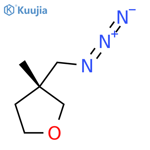 (3R)-3-(azidomethyl)-3-methyloxolane structure