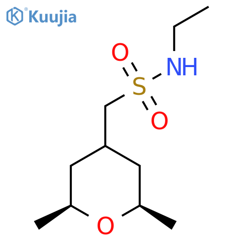 1-[(2R,6S)-2,6-dimethyloxan-4-yl]-N-ethylmethanesulfonamide structure
