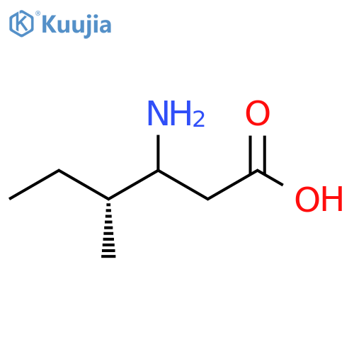 Hexanoic acid, 3-amino-4-methyl-, (4R)- structure