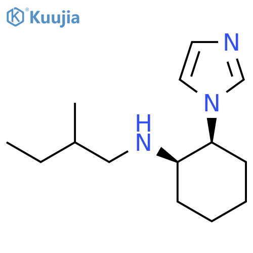 rac-(1R,2S)-2-(1H-imidazol-1-yl)-N-(2-methylbutyl)cyclohexan-1-amine structure