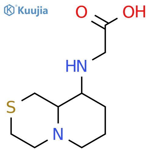 Glycine, N-(octahydropyrido[2,1-c][1,4]thiazin-9-yl)- structure