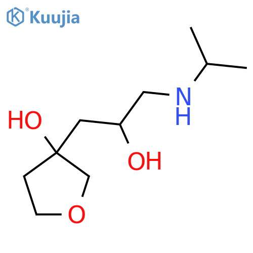 3-Furanethanol, tetrahydro-3-hydroxy-α-[[(1-methylethyl)amino]methyl]- structure