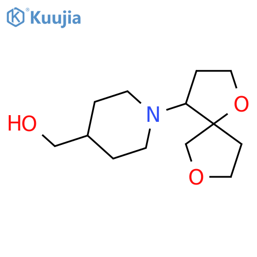 (1-{1,7-Dioxaspiro[4.4]nonan-4-yl}piperidin-4-yl)methanol structure