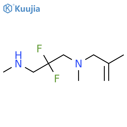 1,3-Propanediamine, 2,2-difluoro-N1,N3-dimethyl-N1-(2-methyl-2-propen-1-yl)- structure