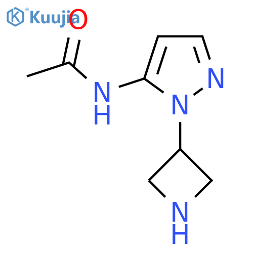 N-1-(azetidin-3-yl)-1H-pyrazol-5-ylacetamide structure