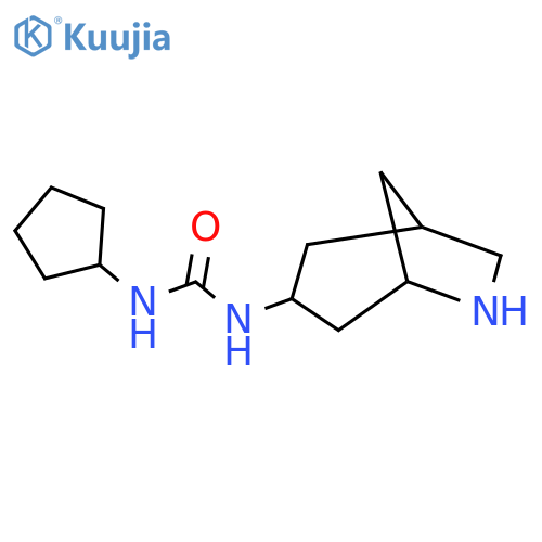 1-{6-Azabicyclo[3.2.1]octan-3-yl}-3-cyclopentylurea structure