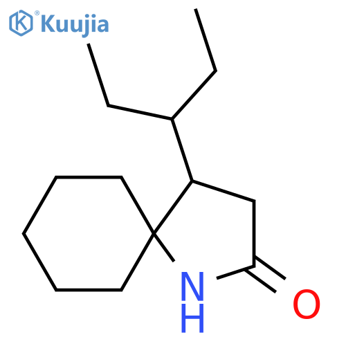 4-(Pentan-3-yl)-1-azaspiro[4.5]decan-2-one structure