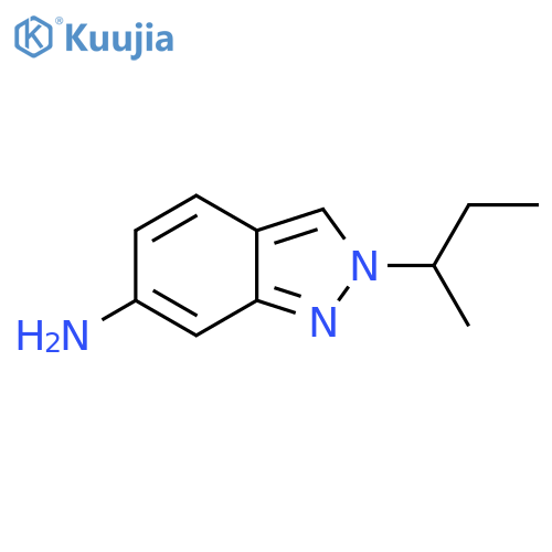 2-(butan-2-yl)-2H-indazol-6-amine structure