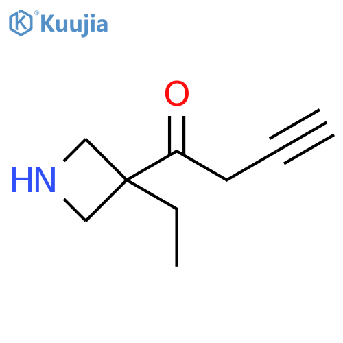 3-Butyn-1-one, 1-(3-ethyl-3-azetidinyl)- structure