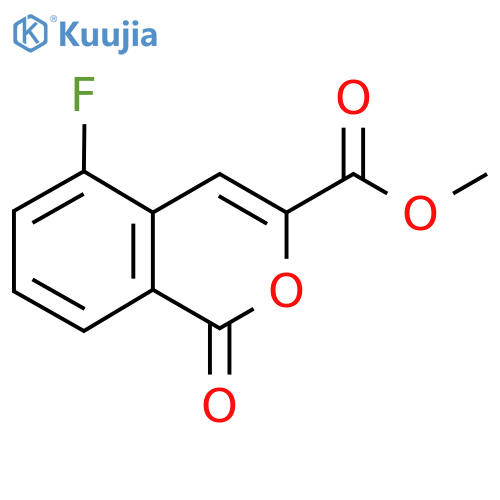 Methyl 5-fluoro-1-oxoisochromene-3-carboxylate structure