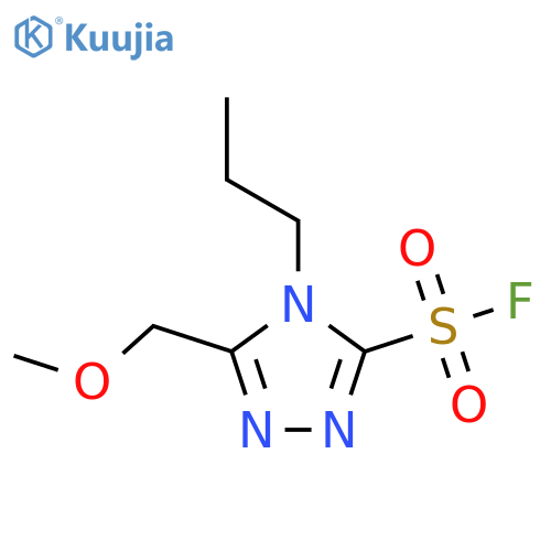 5-(Methoxymethyl)-4-propyl-1,2,4-triazole-3-sulfonyl fluoride structure