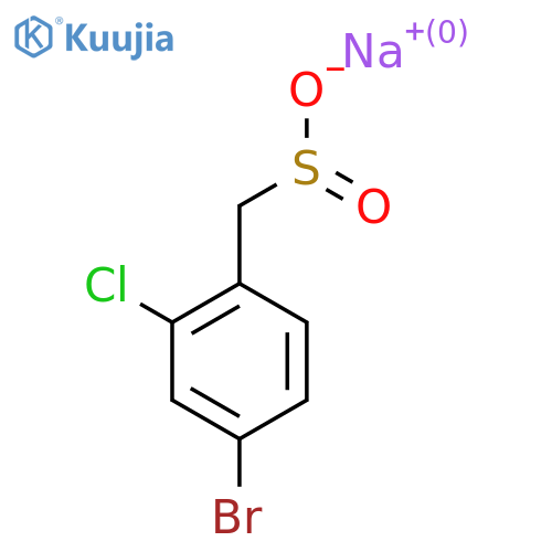 Sodium (4-bromo-2-chlorophenyl)methanesulfinate structure