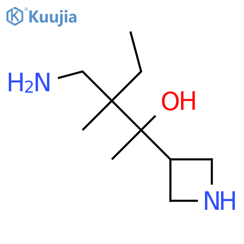 3-Azetidinemethanol, α-[1-(aminomethyl)-1-methylpropyl]-α-methyl- structure