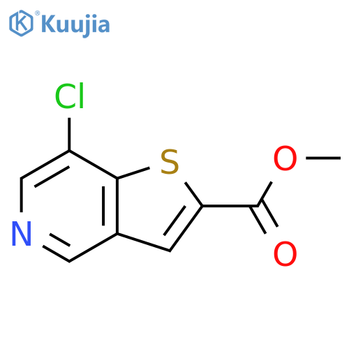 methyl 7-chlorothieno[3,2-c]pyridine-2-carboxylate structure
