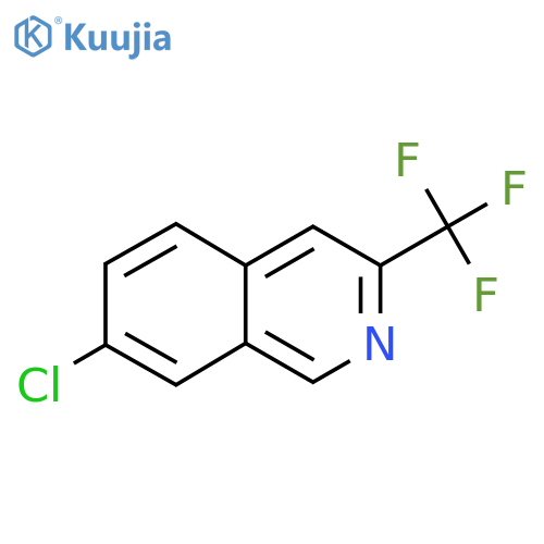 Isoquinoline, 7-chloro-3-(trifluoromethyl)- structure