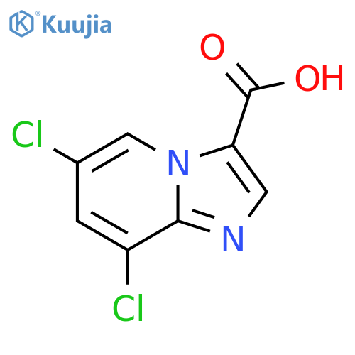 6,8-Dichloroimidazo[1,2-a]pyridine-3-carboxylic acid structure