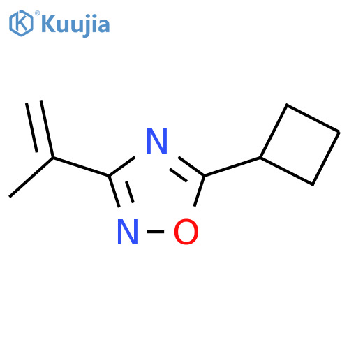 5-Cyclobutyl-3-(prop-1-en-2-yl)-1,2,4-oxadiazole structure