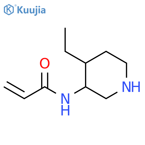 2-Propenamide, N-(4-ethyl-3-piperidinyl)- structure