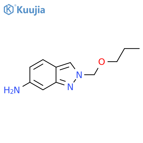 2-(propoxymethyl)-2H-indazol-6-amine structure