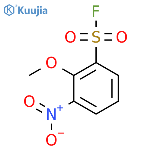 2-Methoxy-3-nitrobenzene-1-sulfonyl fluoride structure
