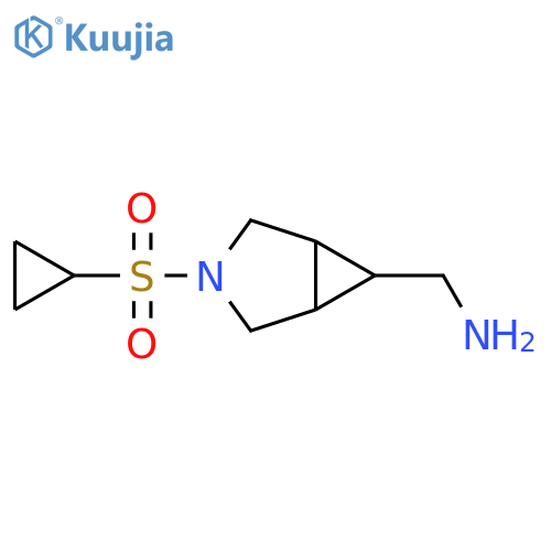 [3-(Cyclopropanesulfonyl)-3-azabicyclo[3.1.0]hexan-6-yl]methanamine structure