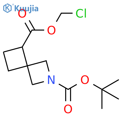 2-Azaspiro[3.3]heptane-2,5-dicarboxylic acid, 5-(chloromethyl) 2-(1,1-dimethylethyl) ester structure