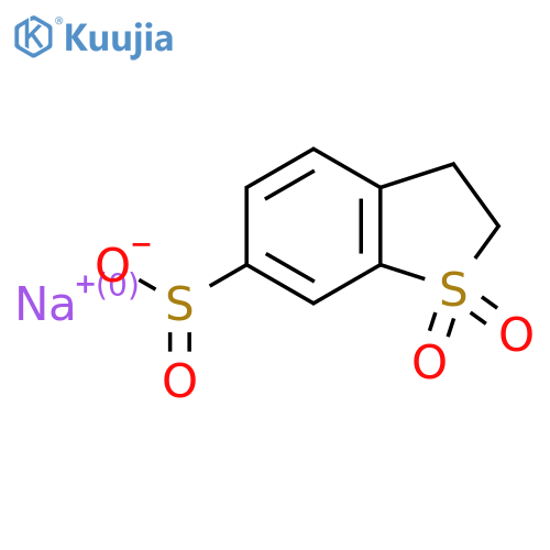 Sodium 1,1-dioxo-2,3-dihydro-1lambda6-benzothiophene-6-sulfinate structure