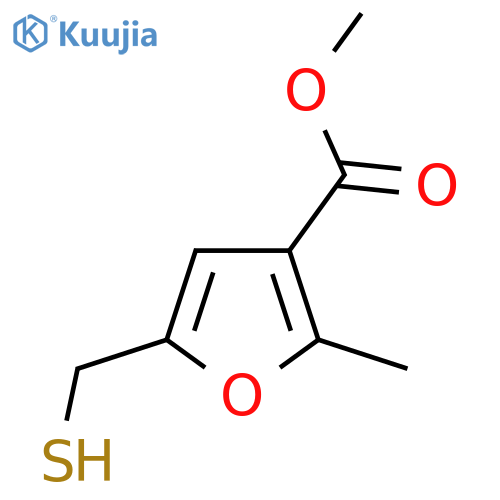 methyl 2-methyl-5-(sulfanylmethyl)furan-3-carboxylate structure