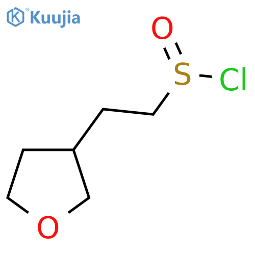 2-(Oxolan-3-yl)ethane-1-sulfinyl chloride structure