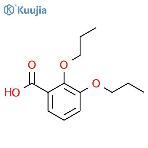 2,3-dipropoxybenzoic acid structure