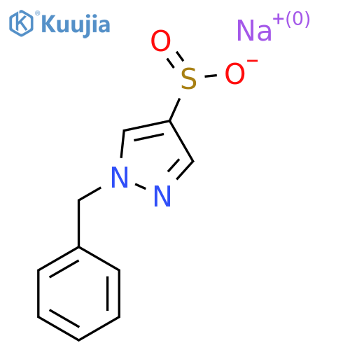 sodium 1-benzyl-1H-pyrazole-4-sulfinate structure