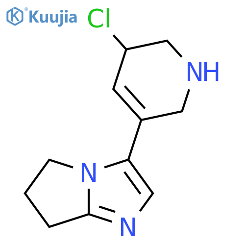3-chloro-5-{5H,6H,7H-pyrrolo[1,2-a]imidazol-3-yl}-1,2,3,6-tetrahydropyridine structure