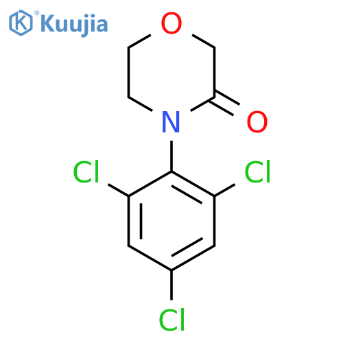 4-(2,4,6-trichlorophenyl)morpholin-3-one structure