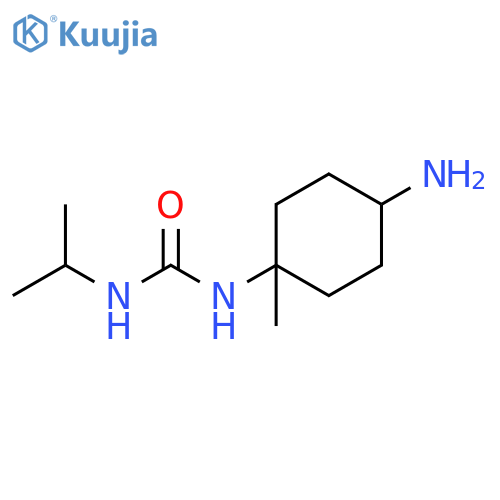 Urea, N-(4-amino-1-methylcyclohexyl)-N'-(1-methylethyl)- structure
