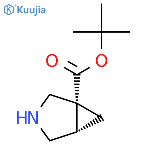 rac-tert-butyl (1R,5S)-3-azabicyclo3.1.0hexane-1-carboxylate structure