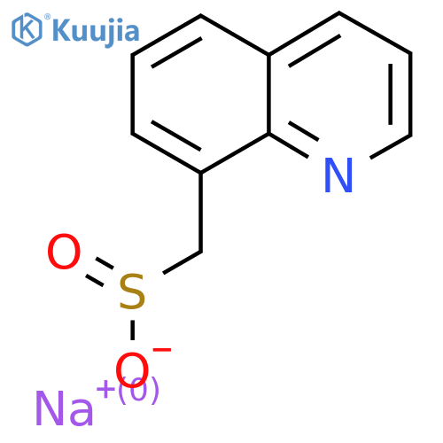 Sodium (quinolin-8-yl)methanesulfinate structure
