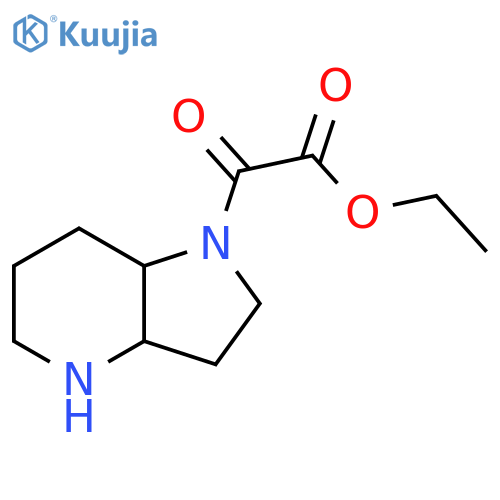 1H-Pyrrolo[3,2-b]pyridine-1-acetic acid, octahydro-α-oxo-, ethyl ester structure