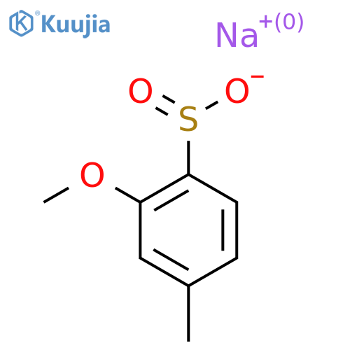 Sodium 2-methoxy-4-methylbenzene-1-sulfinate structure