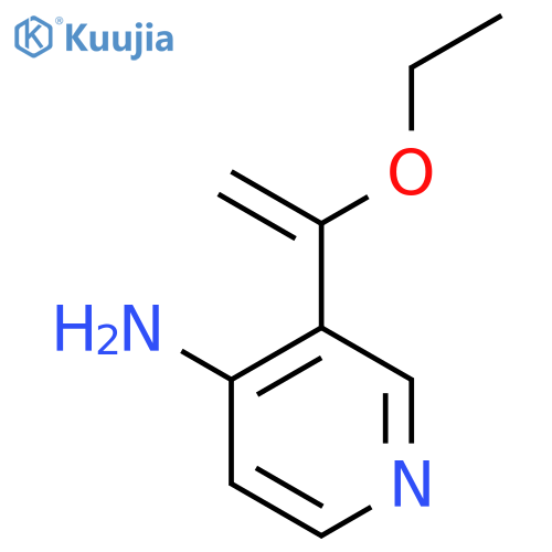 3-(1-Ethoxyethenyl)pyridin-4-amine structure