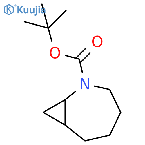 2-Azabicyclo[5.1.0]octane-2-carboxylic acid, 1,1-dimethylethyl ester structure