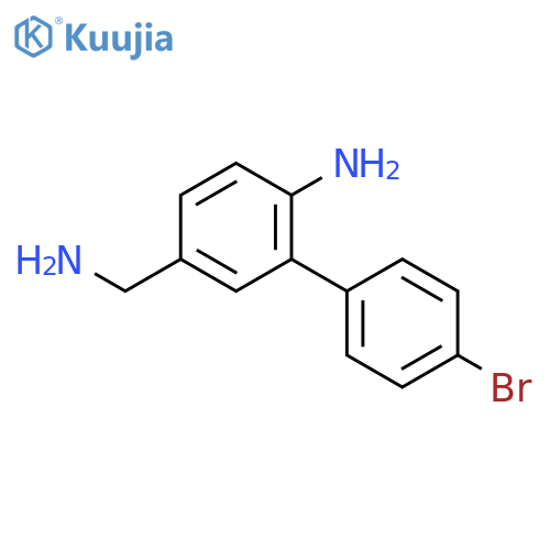 [1,1'-Biphenyl]-3-methanamine, 6-amino-4'-bromo- structure