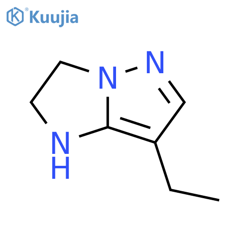 1H-Imidazo[1,2-b]pyrazole, 7-ethyl-2,3-dihydro- structure