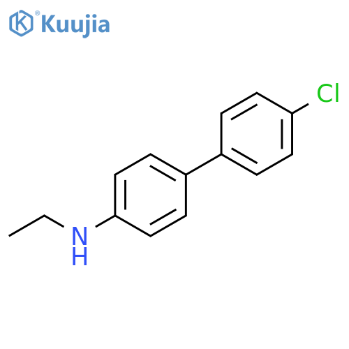 [1,1'-Biphenyl]-4-amine, 4'-chloro-N-ethyl- structure