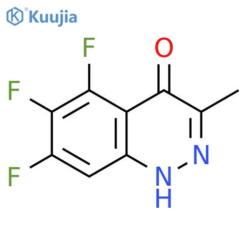 4(1H)-Cinnolinone, 5,6,7-trifluoro-3-methyl- structure