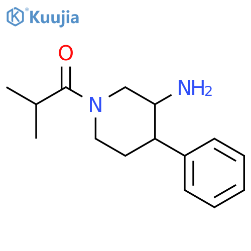 1-Propanone, 1-(3-amino-4-phenyl-1-piperidinyl)-2-methyl- structure