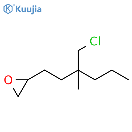 Oxirane, 2-[3-(chloromethyl)-3-methylhexyl]- structure