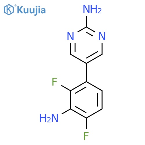 5-(3-Amino-2,4-difluorophenyl)pyrimidin-2-amine structure