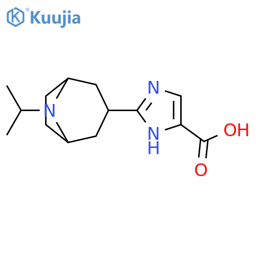 1H-Imidazole-5-carboxylic acid, 2-[8-(1-methylethyl)-8-azabicyclo[3.2.1]oct-3-yl]- structure