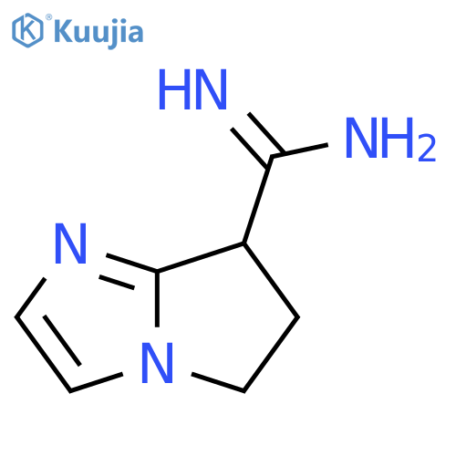 5H-Pyrrolo[1,2-a]imidazole-7-carboximidamide, 6,7-dihydro- structure