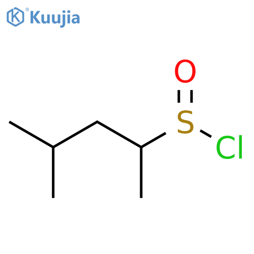 4-Methylpentane-2-sulfinyl chloride structure